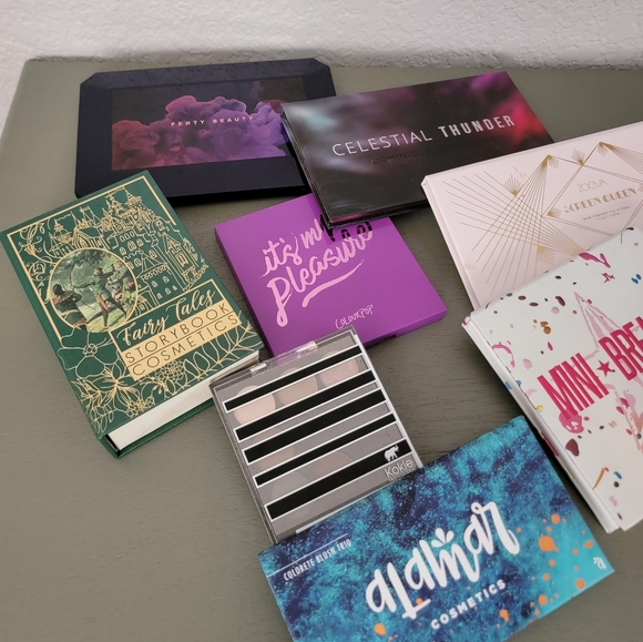 Eyeshadow palette bundle; 10 palettes!; Fenty Beauty, Jeffree Star, Pur, etc - Picture 2 of 15